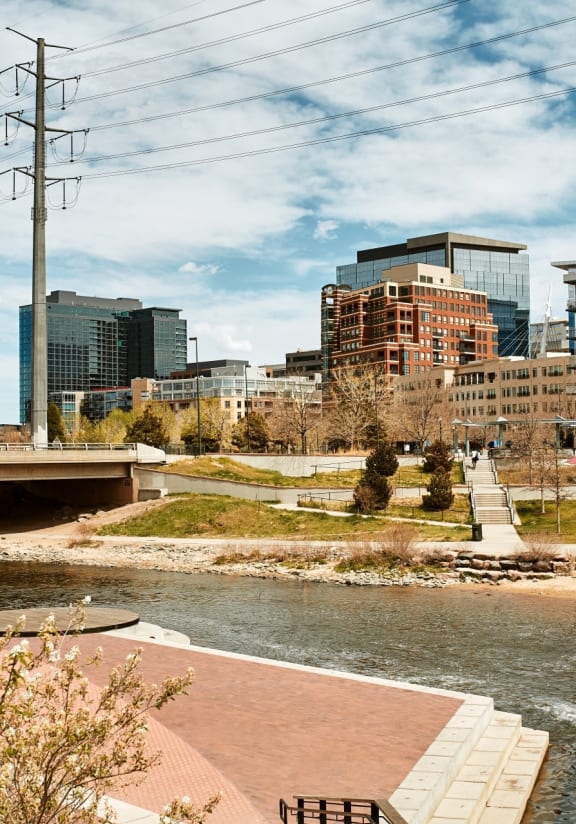 South Platte River and Confluence Park in Denver, Colorado