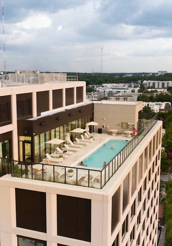 Pool View1 at Scout Living, powered by Placemakr, Atlanta, Georgia