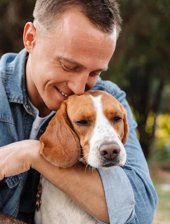 Lincoln Property Company Dog With Family