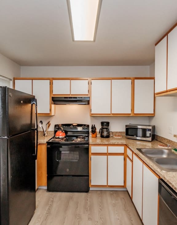 Jenna Village Apartments in Springfield, Oregon Model Kitchen