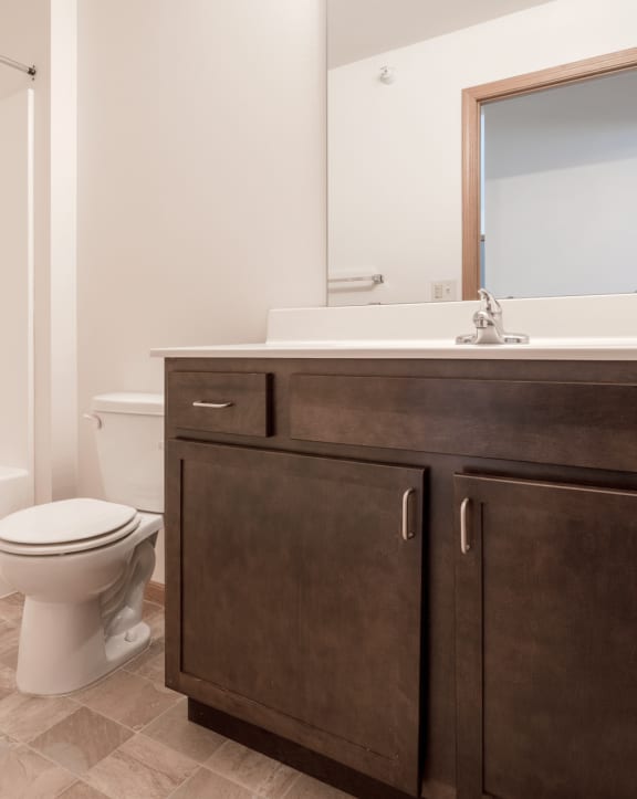 a bathroom with a toilet sink and bathtub