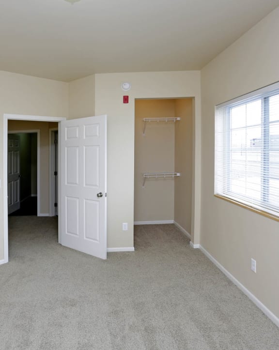 our apartments offer a bedroom with a king sized bed