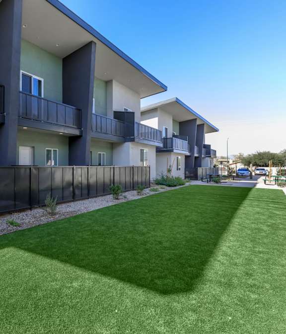 The Hedrick on Mountain Townhome Style Apartments in Tucson, Arizona Exterior