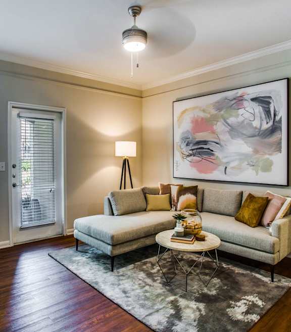Modern Living Room at Carrington at Barker Cypress in Cypress 77433
