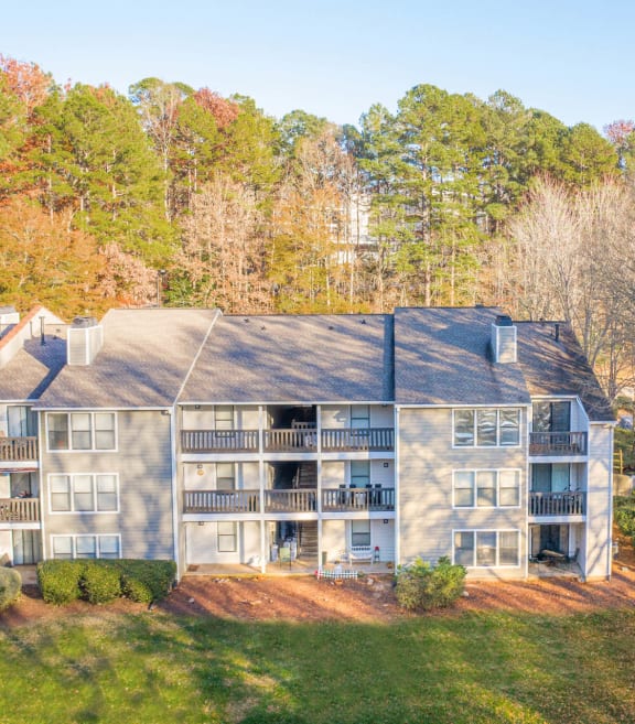 Exterior Property Building View at Atria at Crabtree Valley in Raleigh 27612
