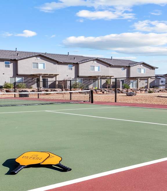 Desert Village Townhomes in Santa Clara, Utah Pickleball Court