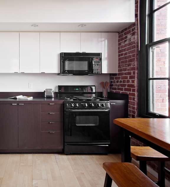 Crane Flats and Lofts in Portland, Oregon Model Kitchen