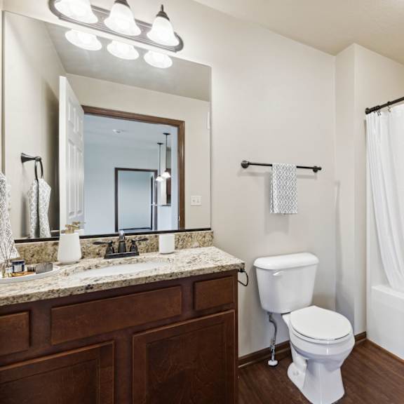 Bathroom with Modern Finishes