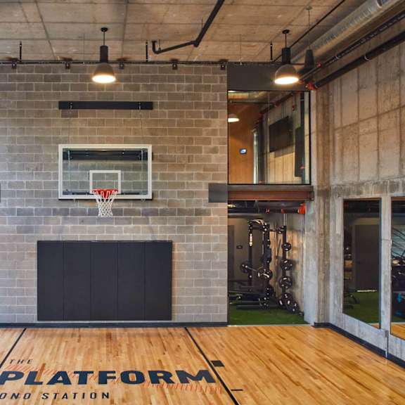 Basketball Court at The Platform Apartments in Norwalk, CT