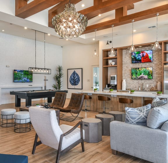 Clubhouse at Lenox at Bloomingdale Luxury Apartments in Riverview FL