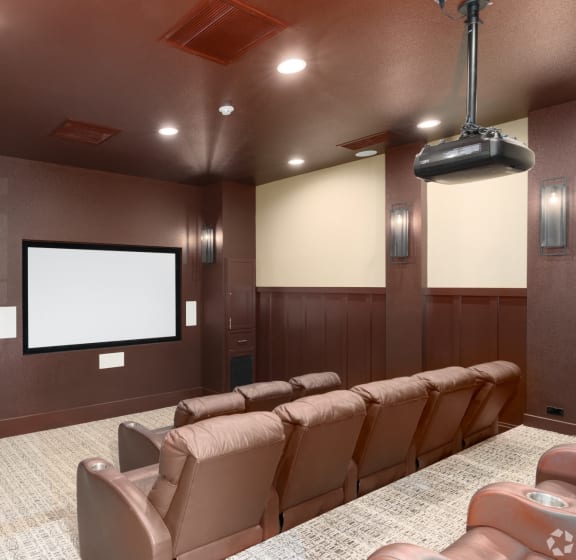 Badger Mountain Ranch Apartments in Richland, Washington Theater Room