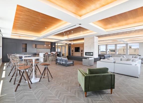 Skyline Towers social lounging area