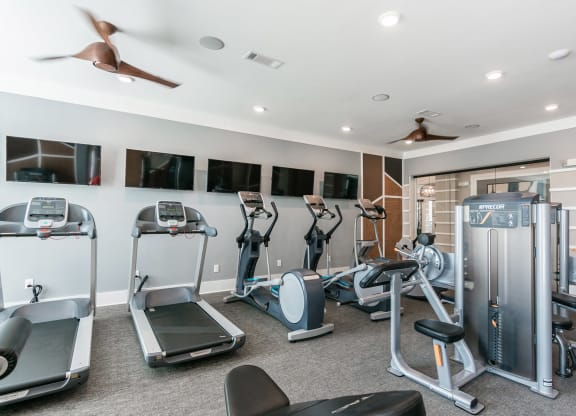 Vintage Foxland fitness center.