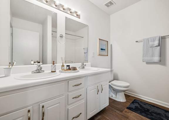 Bathroom with Dual Vanity