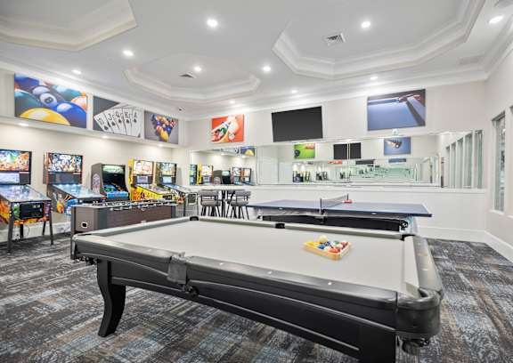 Clubhouse Game Room at Ellis Station, Durham, North Carolina
