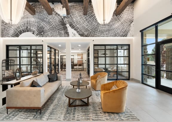 Aura Flagstaff Apartments in Flagstaff, Arizona Clubhouse Lobby