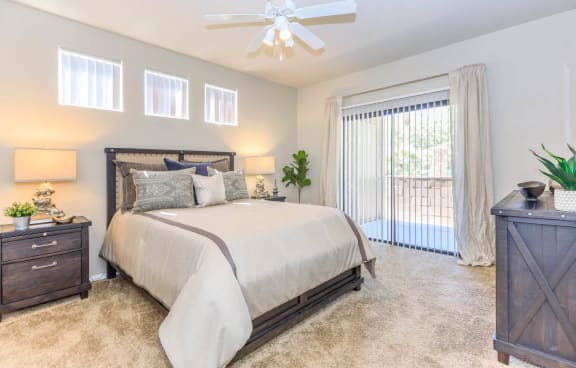Spacious Bedroom With Comfortable Bed at The Presidio by Picerne, N Las Vegas, Nevada