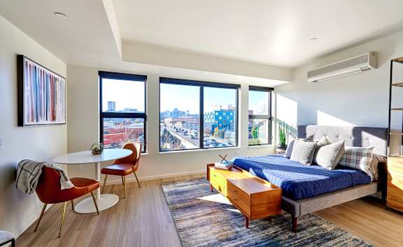 Grand Belmont Apartments in Portland, OR Model Bedroom