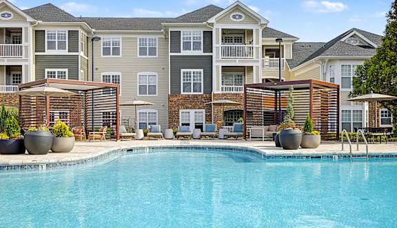 our apartments at the district feature a swimming pool
