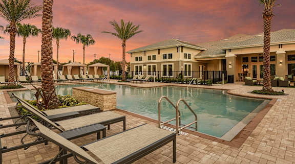 Swimming Pool at Lenox at Bloomingdale Luxury Apartments in Brandon, FL