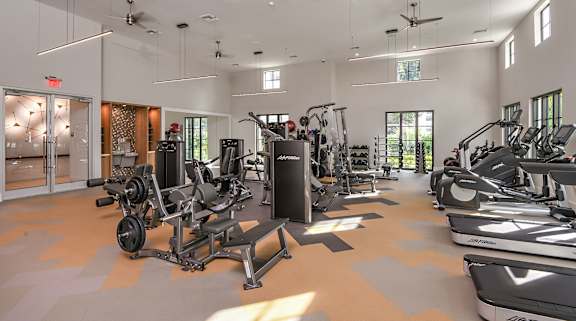 Fitness Center at Boca Vue Luxury Apartments in Boca Raton, FL
