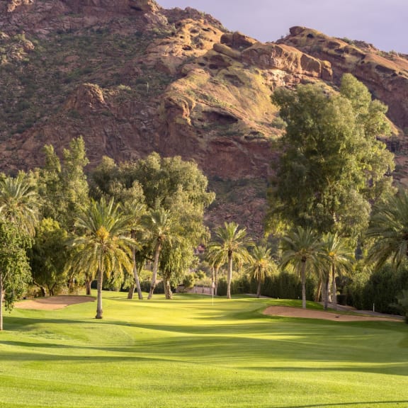 Beautiful View of Golf Course in Phoenix, Arizona