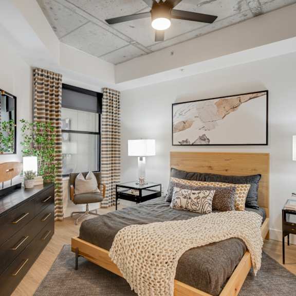 Elliston 23 Apartments in Nashville, TN Model Bedroom