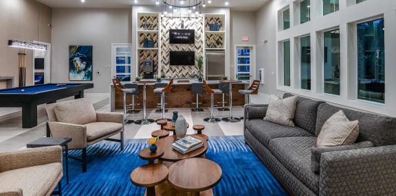 Clubhouse at The Morgan Luxury Apartments in Orlando, FL 32822