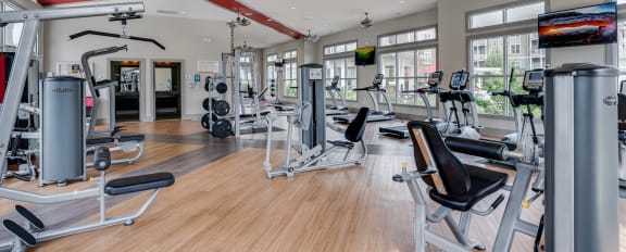 2,000 Square Foot Fitness Center