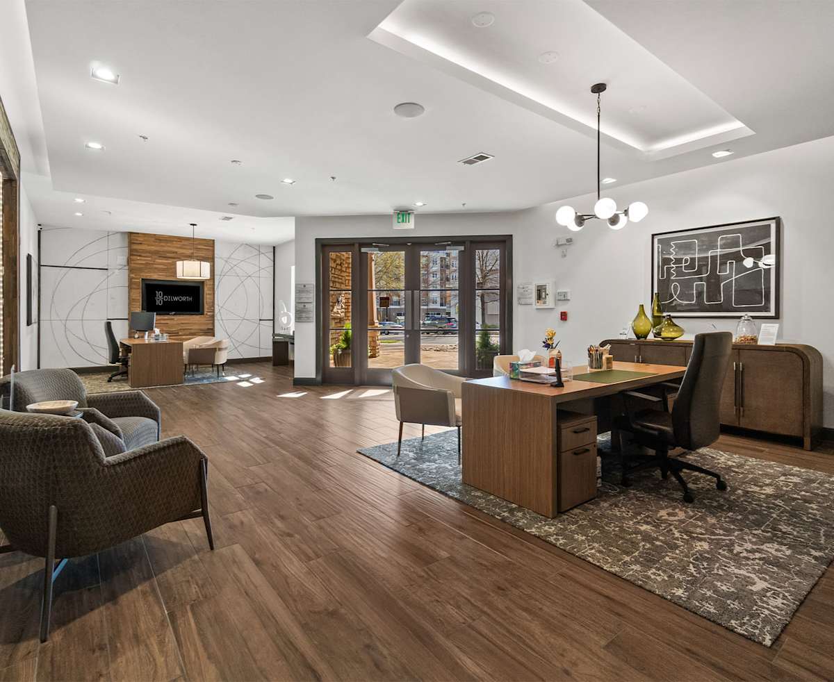 Lobby at 1010 Dilworth Apartments (3 of 5)