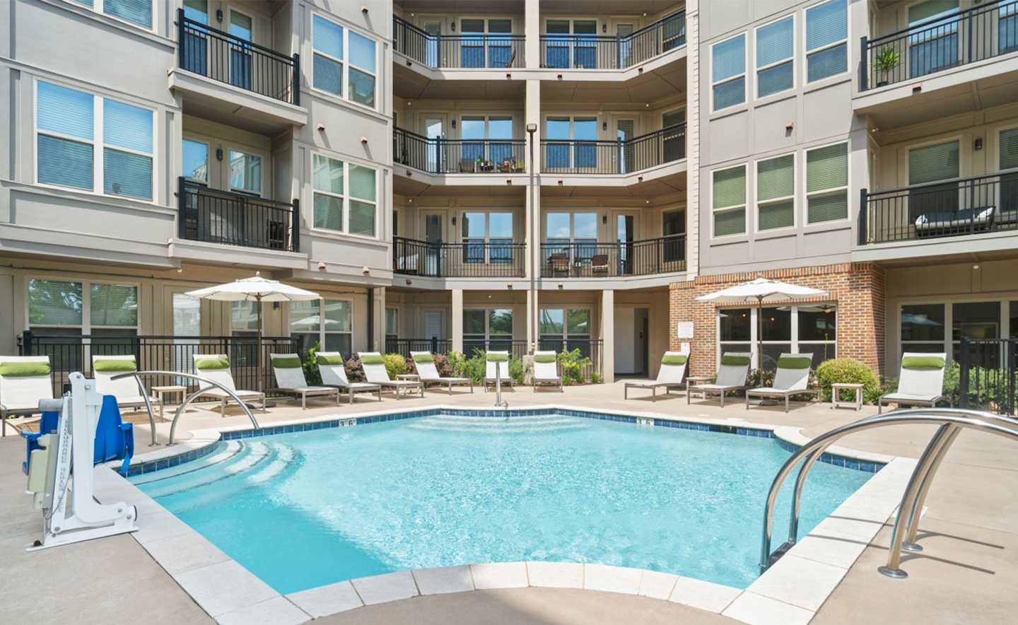 Pool at The Linden Apartments (2 of 8)