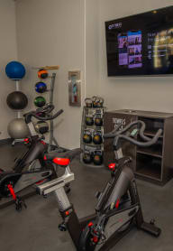 Spin bikes at The Belmont by Picerne, Nevada
