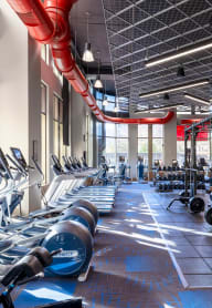 Fitness Center With Modern Equipment at The Bartlett, Arlington, Virginia