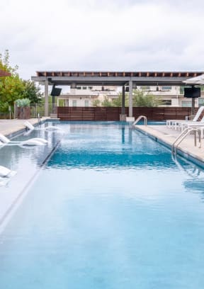 Sparkling Swimming Pool at The Santal in Texas 78735