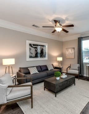 Living Room With Expansive Window at Artesian on Westheimer, Houston, 77077