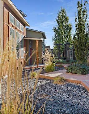 Courtyard view at Verraso Village Townhomes in Meridian, 83646