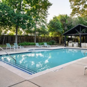 Swimming Pool at The Grove at White Oak Apartments, The Barvin Group, Houston, Texas