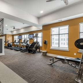 the estates at tanglewood | fitness center  at Meeder Flats Apartment Homes, Cranberry Township, PA