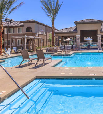 Pool area  at Level 25 at Durango by Picerne, Nevada, 89113