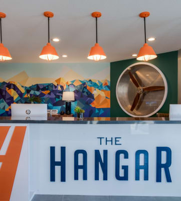 The Hangar Clubhouse Lobby