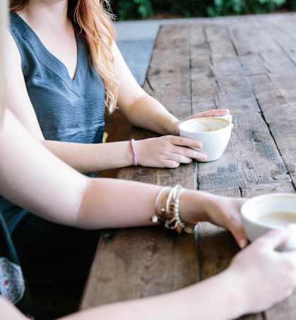 Friends having coffee at Country Club Meadows Apartments, Arizona