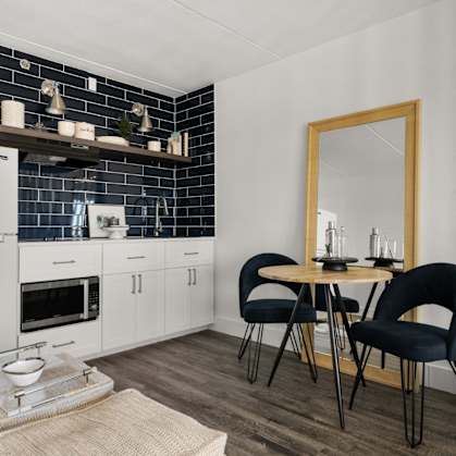 The Franklin Model Kitchen and Dining Area