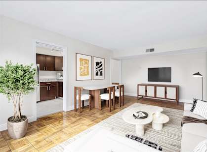 Falkland Chase Apartments in Silver Spring, Maryland Model Living Room