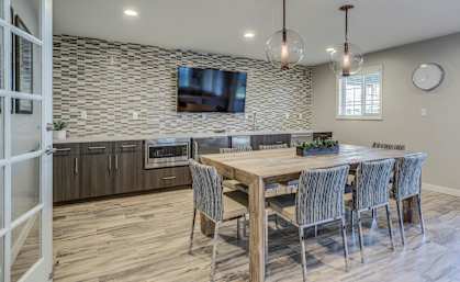 Mirabella Apartments in Everett, Washington Clubhouse Kitchen