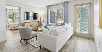 Model living room at Mirage on Kernan Apartments in Jacksonville, FL