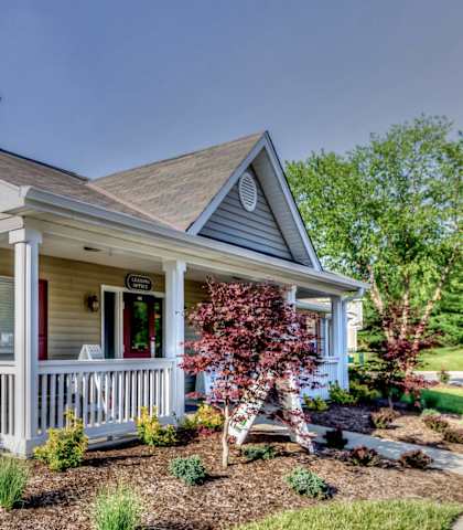Leasing Office Exterior at Olive Branch Townhomes, Ohio