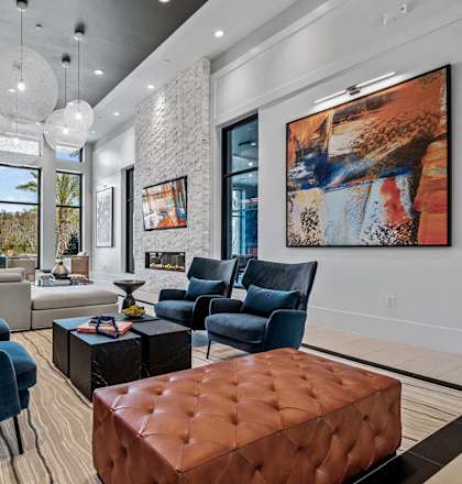 Lobby at Altis Grand Suncoast Apartments in Land o' Lakes, FL 34638