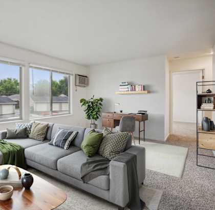 Living Room with Abundant Natural Lighting