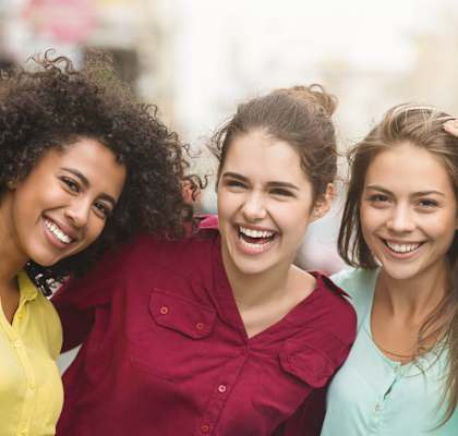 Lincoln Property Company Girls Laughing