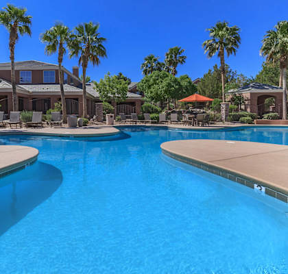 Swimming pool area at The Equestrian by Picerne, Nevada, 89052